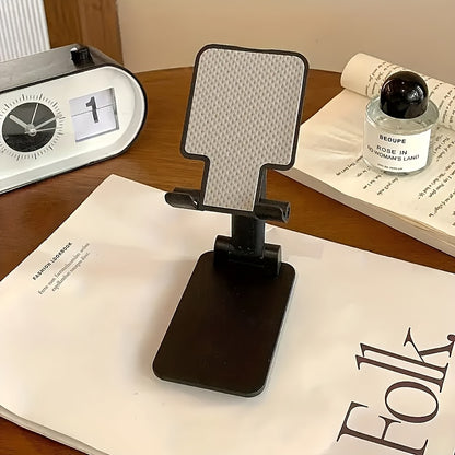 Ein robustes und langlebiges Handyhalter mit verstellbarer Höhe, hergestellt aus universellem ABS-Material, kompatibel mit allen Telefonmodellen, in verschiedenen Farben erhältlich.