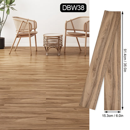 36 Stück PVC-Bodenbeläge, selbstklebende Fliesen, Vinyl-Bodenbelag, wasserdicht, rutschfest, optionaler Verbundboden, geeignet für Küchen, Wohnzimmer  Badezimmer