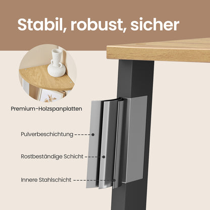 Eckregal, Bücherregal mit 4 Ebenen, Leiterregal, Aufbewahrungsregal, Pflanzenregal Wohnzimmer, mit Stahlrahmen