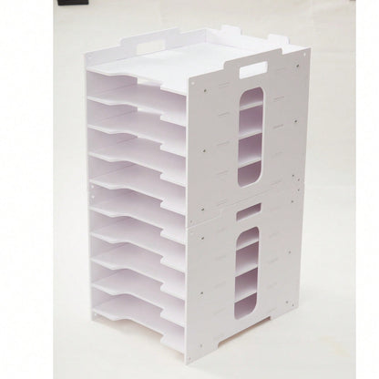 10/7/5-Etagen Büro-Papierorganizer für Schreibtisch, A4-Papierhalter, Dokumentenständer für Zuhause, Büro und Schule