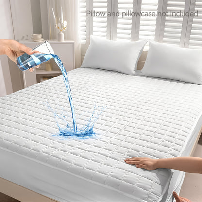 1 Stück Wasserdichtes, Weiches Spannbettlaken in Unifarben, Wiederverwendbarer Matratzenschoner, Atmungsaktiv, Geeignet für Schlafzimmer, Studentenwohnheime und Gästezimmer. Waschmaschinenfest, Erhältlich in Verschiedenen Farben und Größen. Kissenbezug un