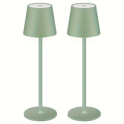 Kabellose Tischlampe LED Schreibtischlampe, 6000mAh wiederaufladbar, Touch-Nachtlicht IPX7, drahtlos, minimalistisches Design für Restaurant/Schlafzimmer/Outdoor