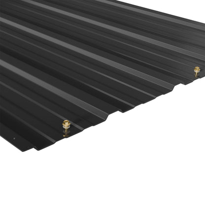 Profilblech Anthrazit Grau Grün, Verzinkter Stahl, UV-beständig und witterungsfest, 0,23 mm Materialstärke, inkl. Montagematerial