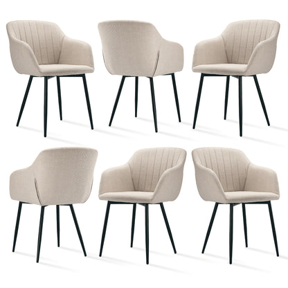 Elegante Esszimmerstühle mit Armlehnen  Lordosenstütze für Wohnzimmer, Küche  Schlafzimmer, hoher Komfort – erhältlich in Sets zu 2, 4 oder 6