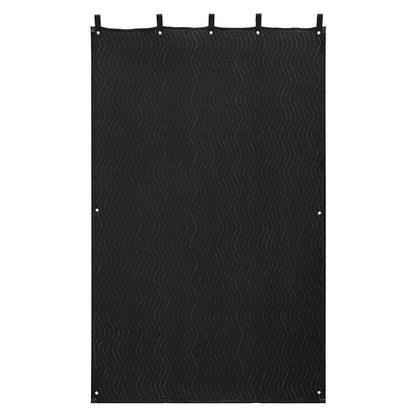 Schalldichte Decke 2032x1219mm, Akustikdecke, schallabsorbierende Decken, schalldichter Vorhang, schalldichte Decke mit Ösen, Studio-Ösendecke, für Studio, Lichtblocker, Musikaufnahmen, Schwarz