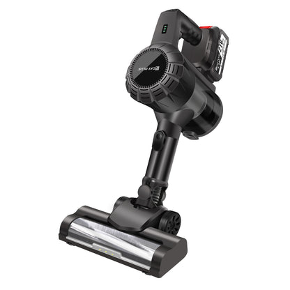 800W Multifunktionaler Staubsauger ohne Beutel, kabellos, 1x oder 2x Akku, leichter Stielstaubsauger, kabelloser Wischstaubsauger mit LED-Display, Laufzeit, selbststehender, aufrechter Staubsauger, leichter Handstaubsauger für Zuhause, Tierhaare, Teppich,