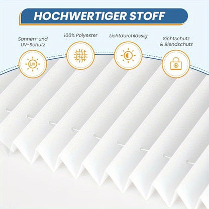 Sekey Jalousien ohne Löcher mit Schnappverschluss, 100% Verdunkelung  Guck-Effekt, Mietfreundlich, Geeignet für Schlafzimmer, Heimbüros  Balkontüren, Modernes minimalistisches Design, Leicht zu reinigen