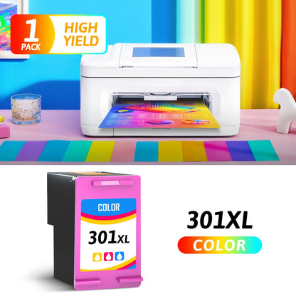301XL Tintenpatronen Schwarz Farbe Kompatibel für Tinte 301XL Passend für HP Envy 4500 4502 4504 5530 5532 Officejet 2620 2622 2624 4630 4632 1000 1050 1050A 1051A 1510 Drucker