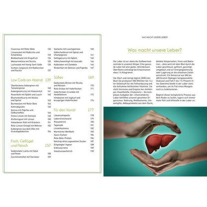 Richtig essen bei Fettleber - Taschenbuch - Wie Sie das lebenswichtige Organ mit der optimalen Ernährung natürlich entgiften und stärken. Über 100 einfache Rezepte. Mit Leberfasten zu Gesundheit und Wohlbefinden - Doris Muliar - 192 S. - Deutsch - 2023 -