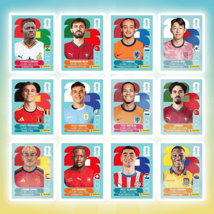 10x Fifa World Cup 2026 Sticker Tüten – 7 Sticker je Tüte – insgesamt 70 Stickern