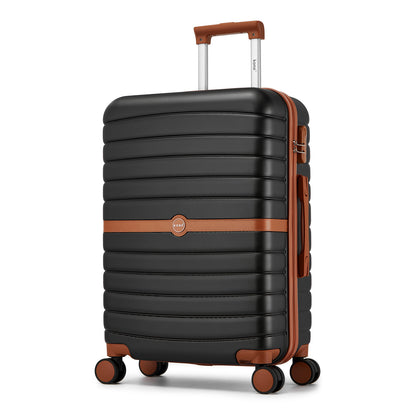 20 Zoll 24 Zoll 28 Zoll Kono Koffer Gepäck ABS+PC Camping Streifendesign mit Colour-Block Details Hartschale mit Spinner Rädern Black Friday Thanksgiving Weihnachtsgeschenk