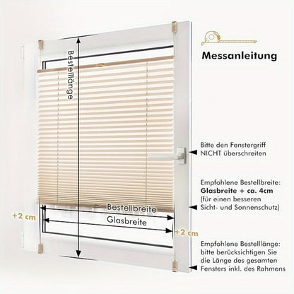 Sekey Jalousien ohne Löcher mit Schnappverschluss, 100% Verdunkelung  Guck-Effekt, Mietfreundlich, Geeignet für Schlafzimmer, Heimbüros  Balkontüren, Modernes minimalistisches Design, Leicht zu reinigen