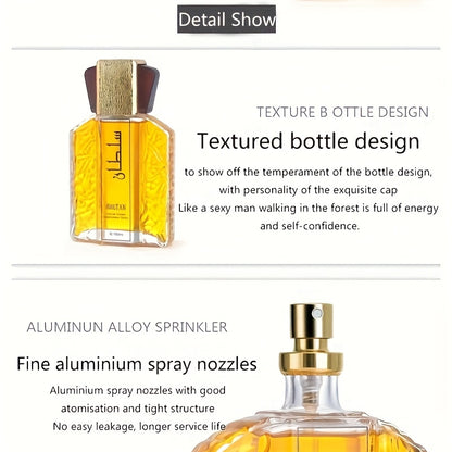 +, Woody Floral Parfüm für Männer, Herrenparfüm, Langanhaltendes romantisches Parfüm, Schön gestaltet, Einzigartige Form, Geschenkideen für die Feiertage, Geeignet für den täglichen Arbeitsalltag