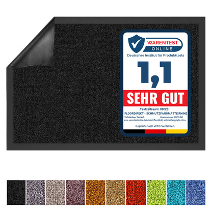 Schmutzfangmatte – Testsieger Preis-Leistung (Note 1,1) – Fußmatte für Innen & Außen – Robuster Türvorleger in vielen Größen und Varianten