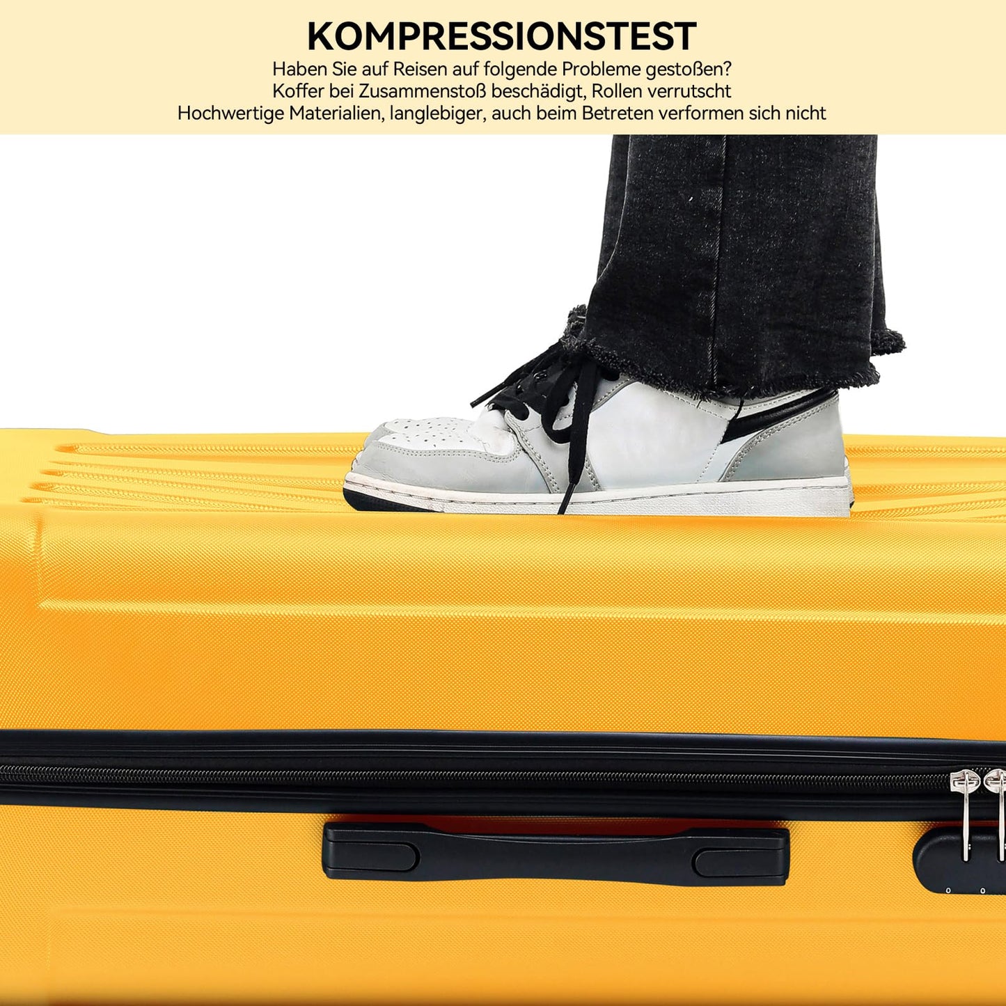 BEIBYE 2045 Zwillingsrollen 3tlg. Reisekoffer Koffer Kofferset Trolleys Hartschale in 20 Farben