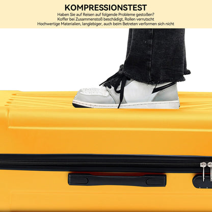 BEIBYE 2045 Zwillingsrollen 3tlg. Reisekoffer Koffer Kofferset Trolleys Hartschale in 20 Farben