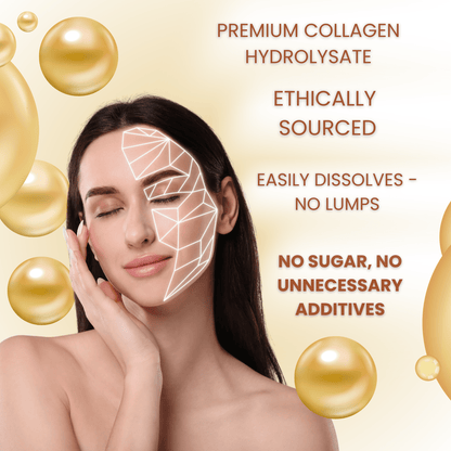 AURAVIA® Kollagen Pulver 450 g - Collagen Hydrolysat aus Weiderind Typ 1,2 & 3 - Collagen Pulver - Kollagenpulver hochdosiert in Pappdose ohne Plastiklöffel – made in Germany - Vanilla