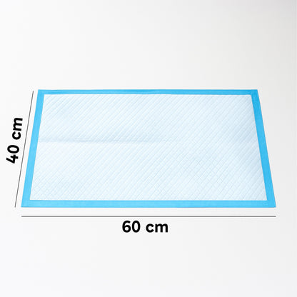 100 Stück Hygienematten 40 x 60 cm Retoo PetCare, Hundematten, superabsorbierend und wasserdicht, dick und sehr strapazierfähig, mit versiegelten Kanten und Geruchsneutralisierung, ideal für die Stubenreinheit von Welpen, für ältere Hunde und geschwächte