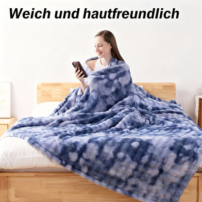 Weihnachtsgeschenk-Decke: Ultraweiche Plüschdecke aus Kunstbunny-Fell, hautfreundlich & maschinenwaschbar, perfekt als Geschenk für Weihnachten, Geburt und den täglichen Gebrauch