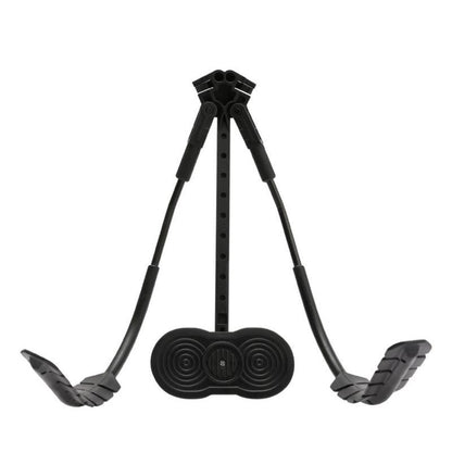 Ergonomisches Saxophon-Gurtzeug, verstellbarer Riemen mit Armschutz, lindert Nacken und Wirbelsäule, für Altsaxophon, Tenorsaxophon, Sopransaxophon und Baritonsaxophon, faltbar, Schwarz