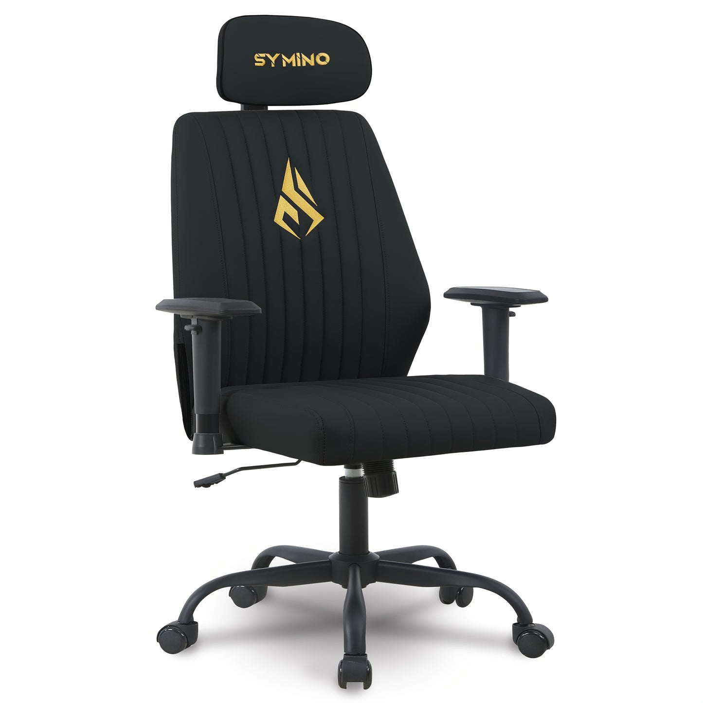 Symino Luxus Bürostuhl Ergonomischer Gaming Stuhl mit Schaukelfunktion und höhenverstellbarem Drehstuhl Gewichtskapazität: 150Kg Erhältlich in Natur- oder Kunstfell
