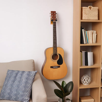 Gitarrenhalter Wandhalterung für Akustikgitarre, E-Gitarre, Bass & Ukulele, Stabiler Wandhalter für Klassische Gitarre und Instrumente