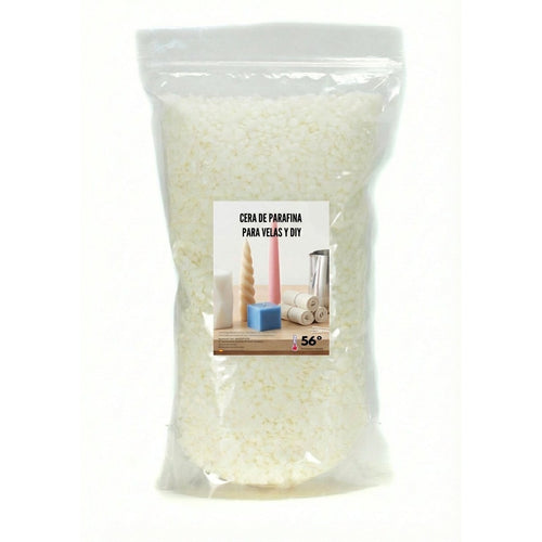 Natürliches Paraffinwachs zur Herstellung aromatischer Kerzen in 1 kg Beutel, DIY Basteln, Kerzenherstellungsset, weißes perlenförmiges Paraffin für Kerzen
