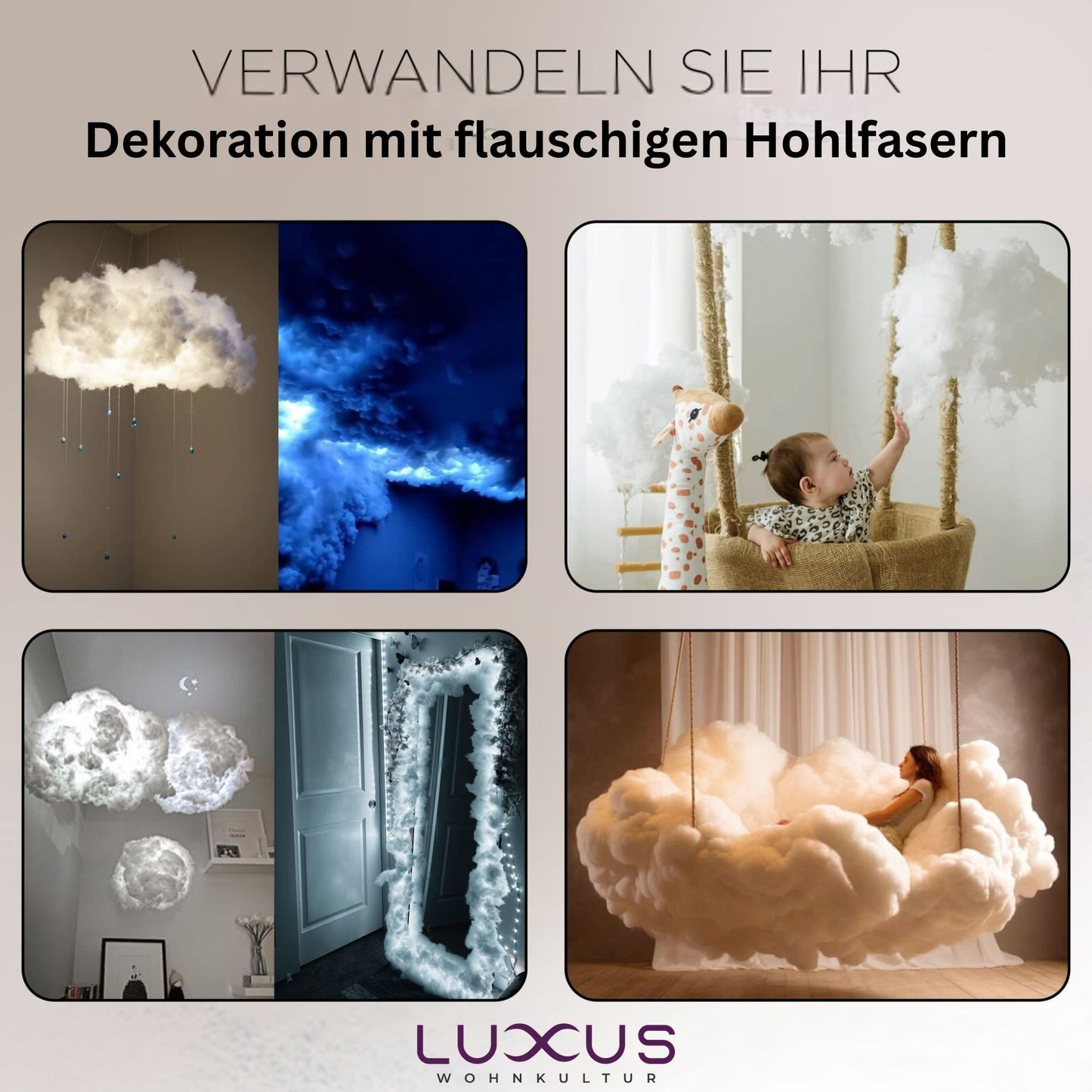 Hohlfaser, Füllwatte- 100% Frischfasermaterial TEX Standard