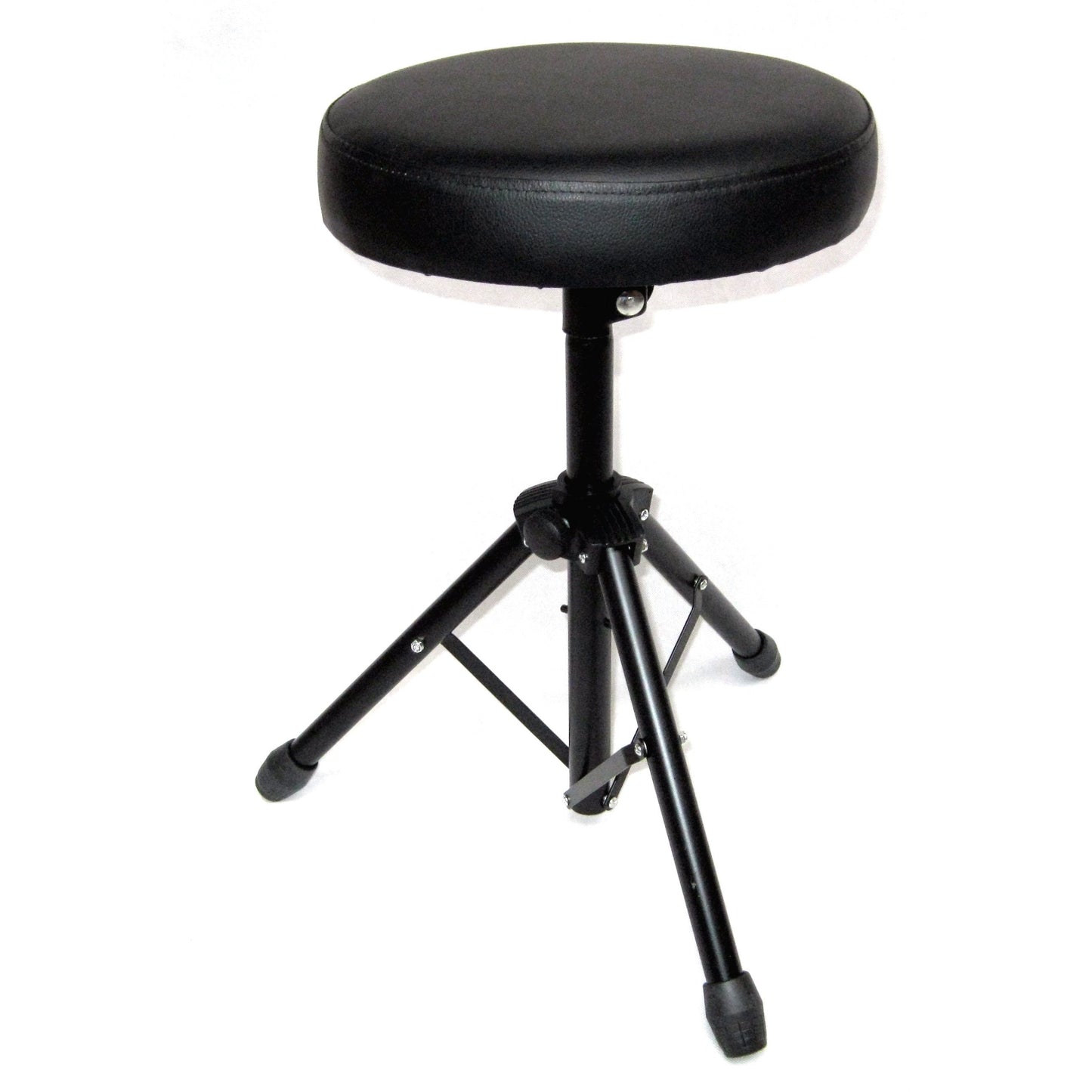 Schlagzeughocker Throne Drumstuhl Trommler Sitz Stuhl Schwarz gepolstert