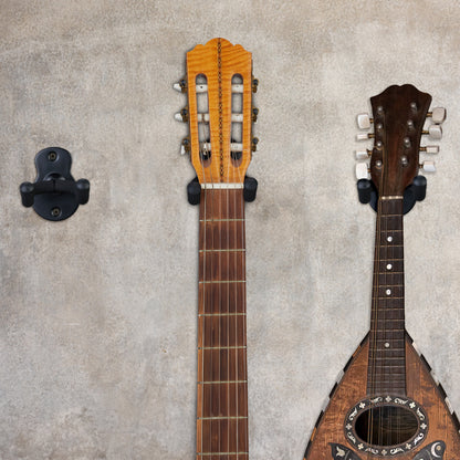 3 x Gitarrenhalter in Schwarz