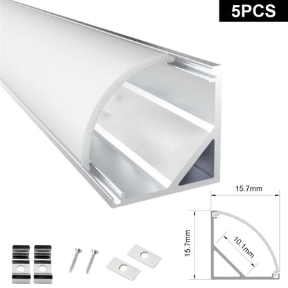 5/10m LED-Profil Aluminium-Schiene für eloxierte LED-Streifen – Ramadan Heimdekoration Beleuchtungsprofile
