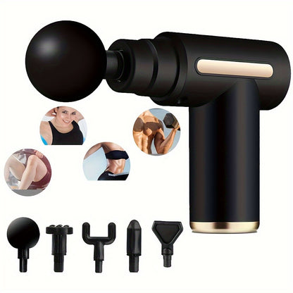 1 Stk. Faszien-Elektromassagepistole, elektrisches Schlagmuskelmassagegerät für Tiefengewebe, tragbar, handgehalten, ultraleiser bürstenloser Motor, für Sport, Fitnessstudio, Valentinstag für Ihn