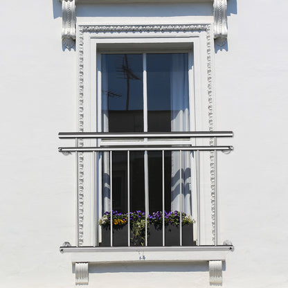 Französisches Balkon Edelstahl Geländer Balkon Geländer Terrassen Geländer Pflegeleichte Füllstangen Stab Geländer Balkon Gitter Balkon Brüstung