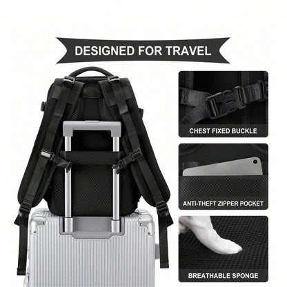 Lokales lager Airline-spezifischer Reiserucksack, 40×20×25 cm Kabinentasche, erweiterbares Handgepäck unter den Sitz, fluglinienkonforme Tasche, Damen-Reiserucksack, Freizeitrucksack nach Fluglinienstandards, Outdoor-Gepäckrucksack, Business-Wochenendtasc