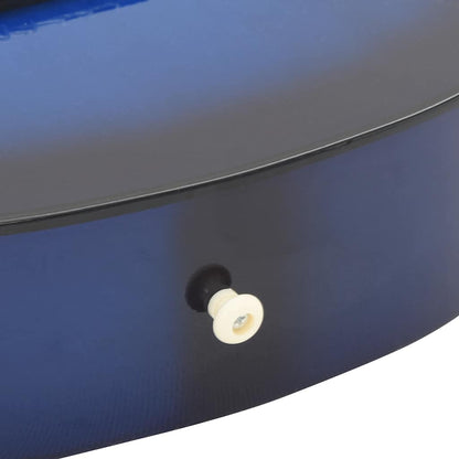 vidaXL Klassikgitarre für Anfänger Kinder Amateurmusiker Klassisch Gitarre Konzertgitarre Saiteninstrument Musikinstrument Blau 1/2 34"