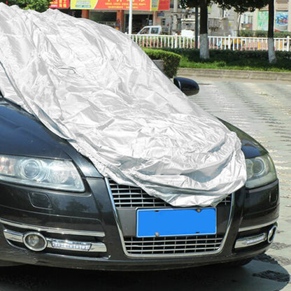 Autoschutzabdeckung RETOO DriveTech, hochwertiges PEVA-Material, Sonnen- und UV-Schutz, reduziert Innenraumaufheizung, widerstandsfähig gegen Blätter, Staub, Regen und Schnee, ideal für Sommer und Winter, leichtes und tragbares Design, schnelles Zusammenk