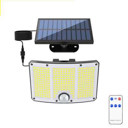 321 LED Solarleuchten Außenwandleuchten, 3 Beleuchtungsmodi, Solar-Gartenleuchten mit PIR-Bewegungssensor, langlebige Metalloberfläche, ideal für Garten, Straße, Veranda, Terrasse, IP65 Solarleuchte Sicherheitswegbeleuchtung