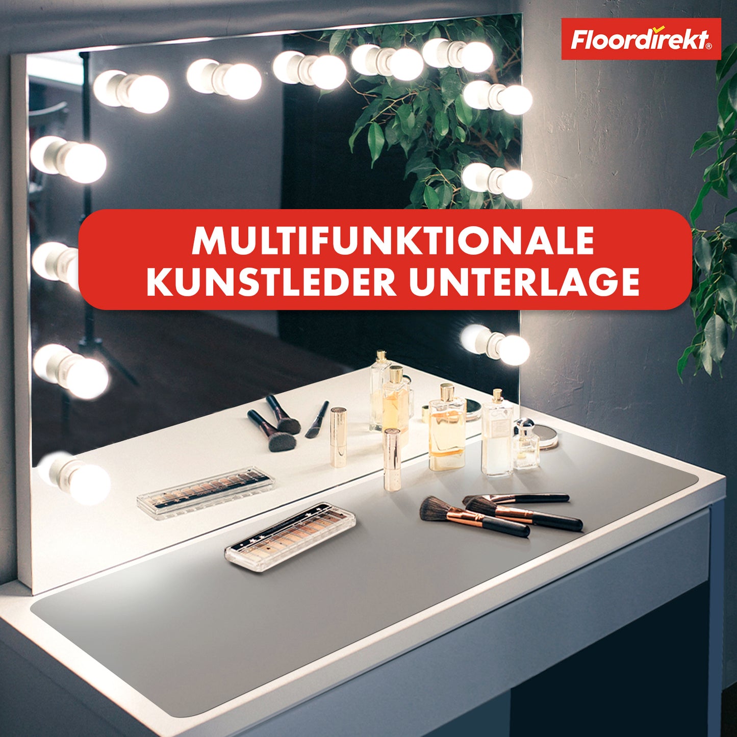 Schreibtischunterlage Nero aus Kunstleder – Rutschfeste Schreibunterlage in verschiedenen Größen und Farben, wasserabweisend & pflegeleicht für Büro und Home-Office