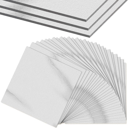 27/54 Stück, selbstklebende Vinylbodenfliesen, 30x30cm, zuschneidbar, für Wohnzimmer/Schlafzimmer/Küchenrenovierung, optionales Laminat-Bodenoptik, PVC-Bodenfliesen