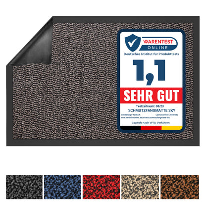 Schmutzfangmatte – Testsieger Preis-Leistung (Note 1,1) – Fußmatte für Innen & Außen – Robuster Türvorleger in vielen Größen und Varianten