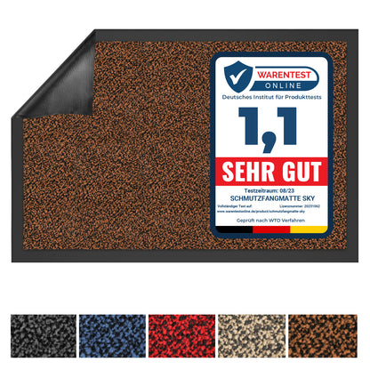 Schmutzfangmatte – Testsieger Preis-Leistung (Note 1,1) – Fußmatte für Innen & Außen – Robuster Türvorleger in vielen Größen und Varianten