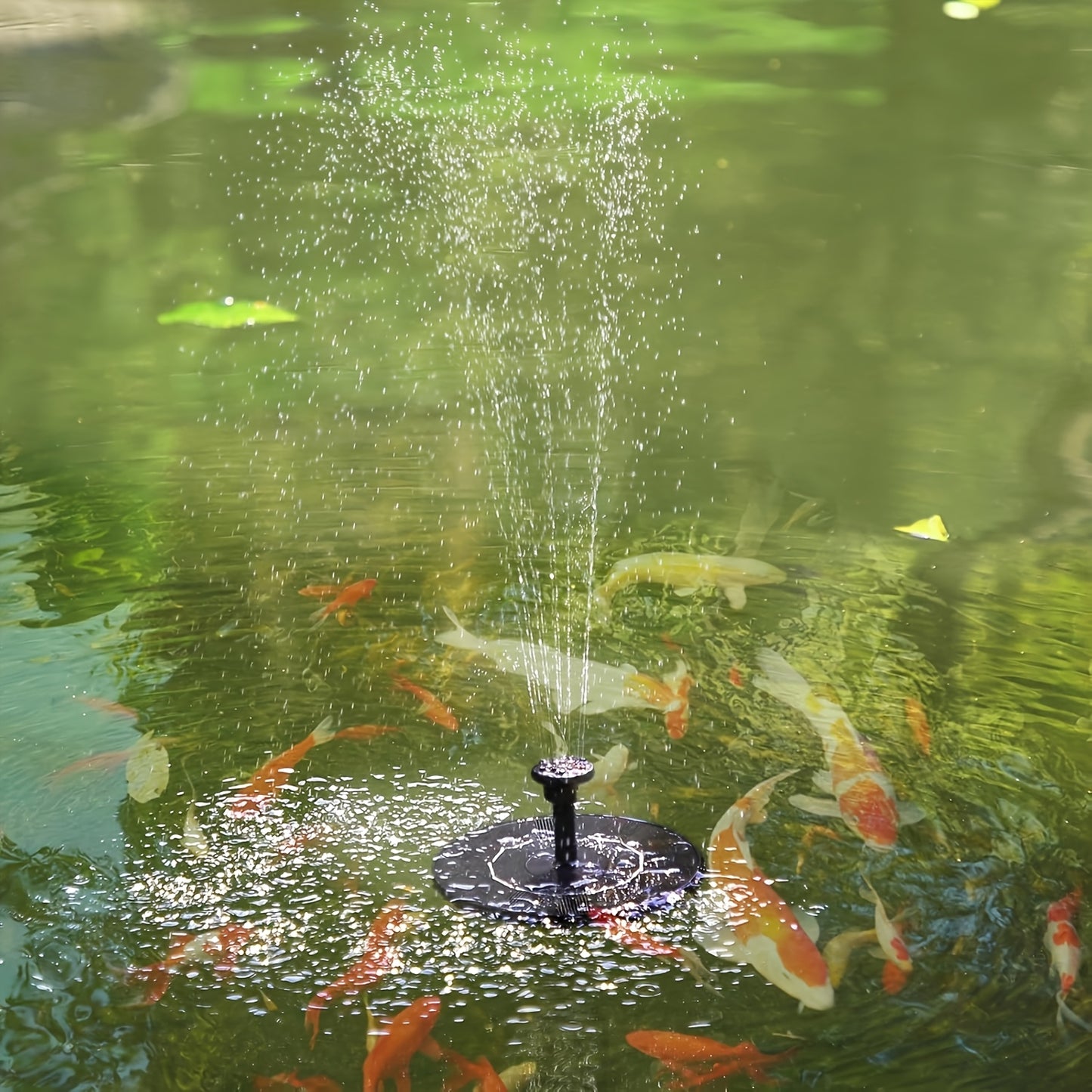 2W Solar-Vogelbad-Brunnenpumpe mit 6 Düsen, IPX8, hochwertige Wasserpumpe für Garten, Teich, Fischbecken  Aquarium – einfache Installation, Solarbrunnen, Außenterrassen-Dekoration