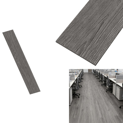 Selbstklebende PVC-Vinylböden mit Holzoptik - 18/36 Stück, Peel-and-Stick Fliesen für Küche, Wohnzimmer, Balkon - 2,51m²/5,02m²