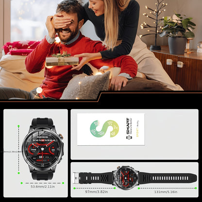 LIGE Smartwatch für Herren mit kabellosem Anruf, 1000 mAh Akku, 1,85-Zoll HD Großbildanzeige, Fitness Watch 100+ Sportmodi, IPX8, Schlafmonitor, Sprachassistent, Musik- & Kamerasteuerung für iPhone und Android