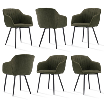 Elegante Esszimmerstühle mit Armlehnen  Lordosenstütze für Wohnzimmer, Küche  Schlafzimmer, hoher Komfort – erhältlich in Sets zu 2, 4 oder 6