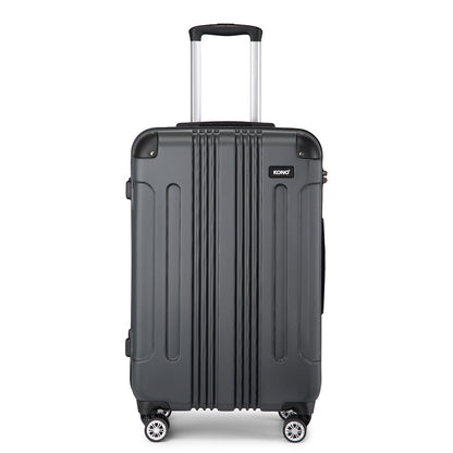 55x35x20cm Boarding-Koffer Hartschale ABS Reisetrolley Kabinengepäck Handgepäckkoffer Handgepäck 33L Black Friday Thanksgiving Day Weihnachtsgeschenk