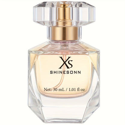 SHINESONN Golden Diamond Damenparfüm - Eleganter Luxusduft, 1.01 fl oz Eau de Parfum, Alkoholfrei, Formaldehydfrei, Blumiger Duft, Perfektes Weihnachtsgeschenk, Weihnachtsgeschenkartikel|Elegante Parfümflasche|Luxuriöse Ästhetik, Luxusparfüm
