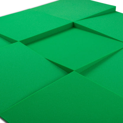 Akustikpanel 1 Stück, Winkelwinkel 3D-Effekt, Größe 50 X 50 Cm Dekoratives Wandaufkleber, Schalldichter Raum, Verschiedene Farben, Kein Kleber, Beseitigt Echoklänge Und Nachhall, Isoliert Schall, Beseitigt Schallwellenreflexion.