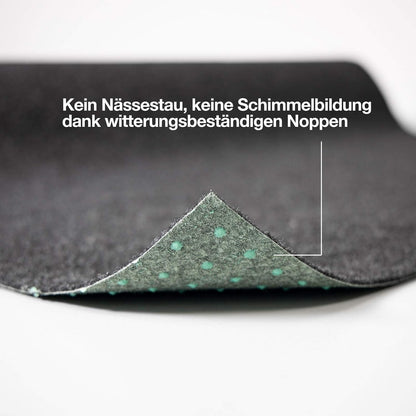 Rasenteppich Farbwunder - rutschfeste Balkonteppich - Kunstrasen Teppich für Terrasse, Balkon und Freizeit - Erhältlich in 6 Farben