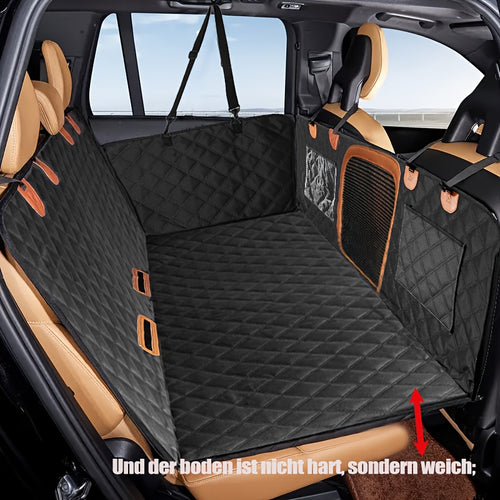 Autoschutzauflagen für Haustiere, Haustier-Autoschoner, Hunde-Reisehängematten, Rücksitzkissen, Hunde-Autositz-Schutzauflagen, Hunde-SUV-Autoschoner, Luxus-Schutzauflagen für Hunde-SUV (weiche Unterseite) – Ein Muss für den Transport von Haustieren auf Re